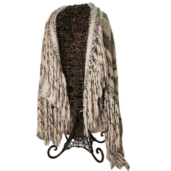 BETHANY MOTA Special Edition Bohemian Sweater Fringe Cardigan Cardi Size XS - Picture 2 of 10